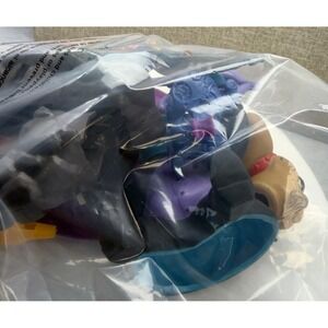 Vintage Action Figure Lot‎ He-Man Style Muscle Man Weapons Arby's Yogi Bear Disc